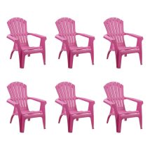 Ramla Kerti szék Rózsaszín - 6db