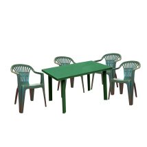 Set de mobilier de grădină Girona 4 persoane - Verde