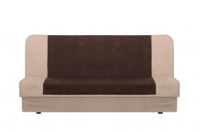   Canapea plianta ARTSON 190x120 Bej - Maro cu tesatura cu model marmura