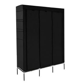 Organizator dulap, material/metal, negru, TARON VNW05