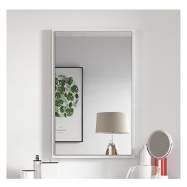 Oglinda pentru toaleta moderna, VIOLETA, alba