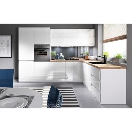 Dulap frigider incorporat, alb/alb foarte lucios, dreapta, AURORA D60ZL