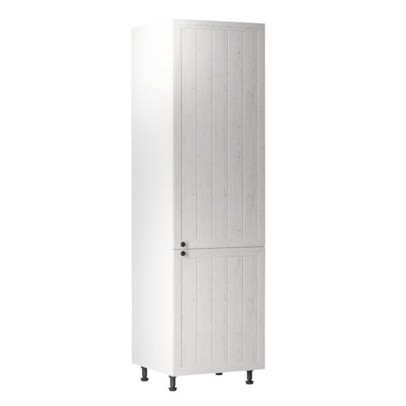 Dulap frigider, alb/sosna andersen, stanga, PROVANCE D60R