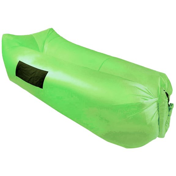 Beanbag gonflabil/lazy bag, verde, LEBAG