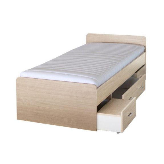 Cadru pat, lemn de artar, 90x200, DUET 80262